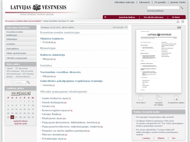 Latvijas Vēstnesis, 